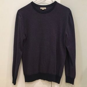 British Khaki purple, striped long sleeve shirt